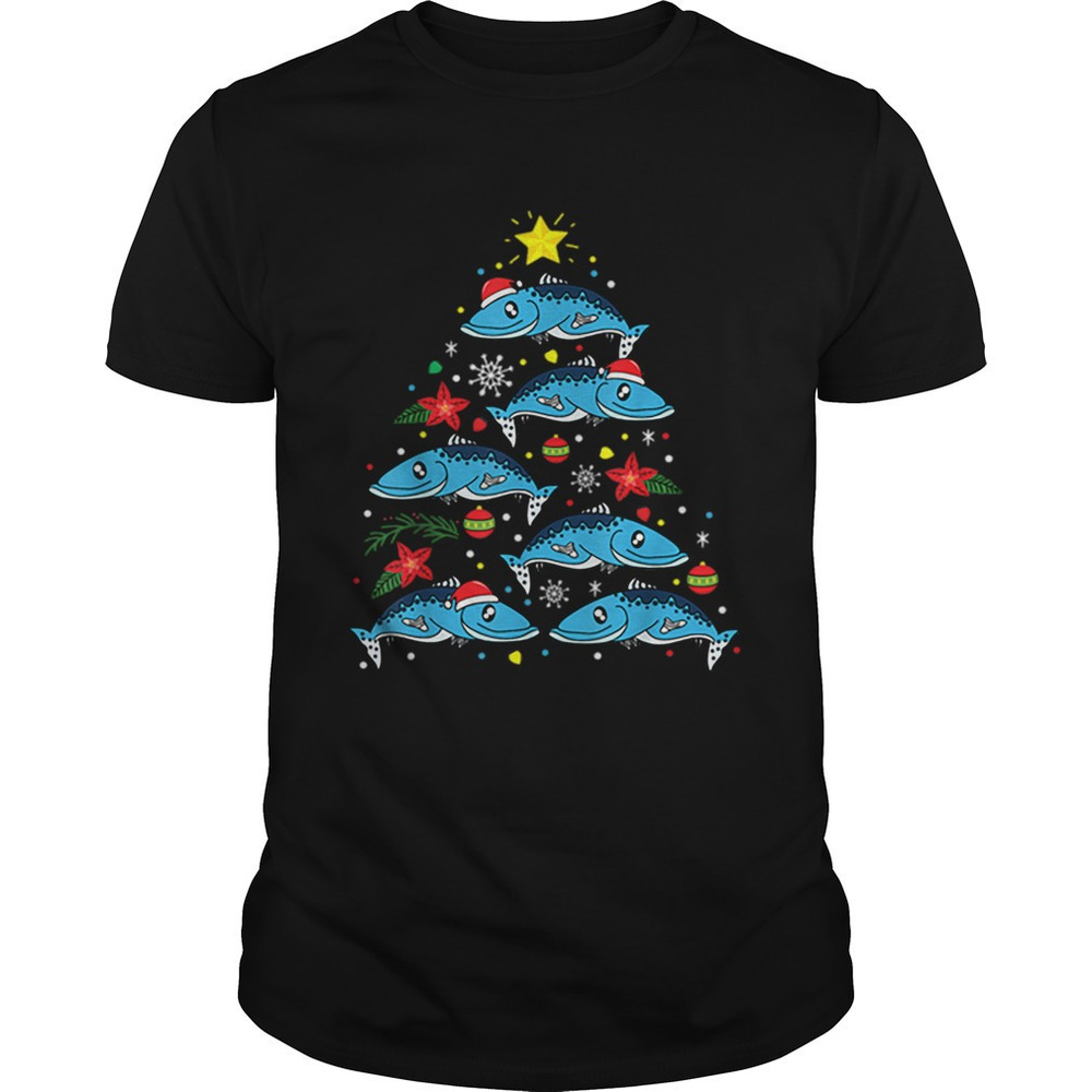 Awesome Barracuda Fish Christmas Ornament Tree Dad Fishing Gift Shirt
